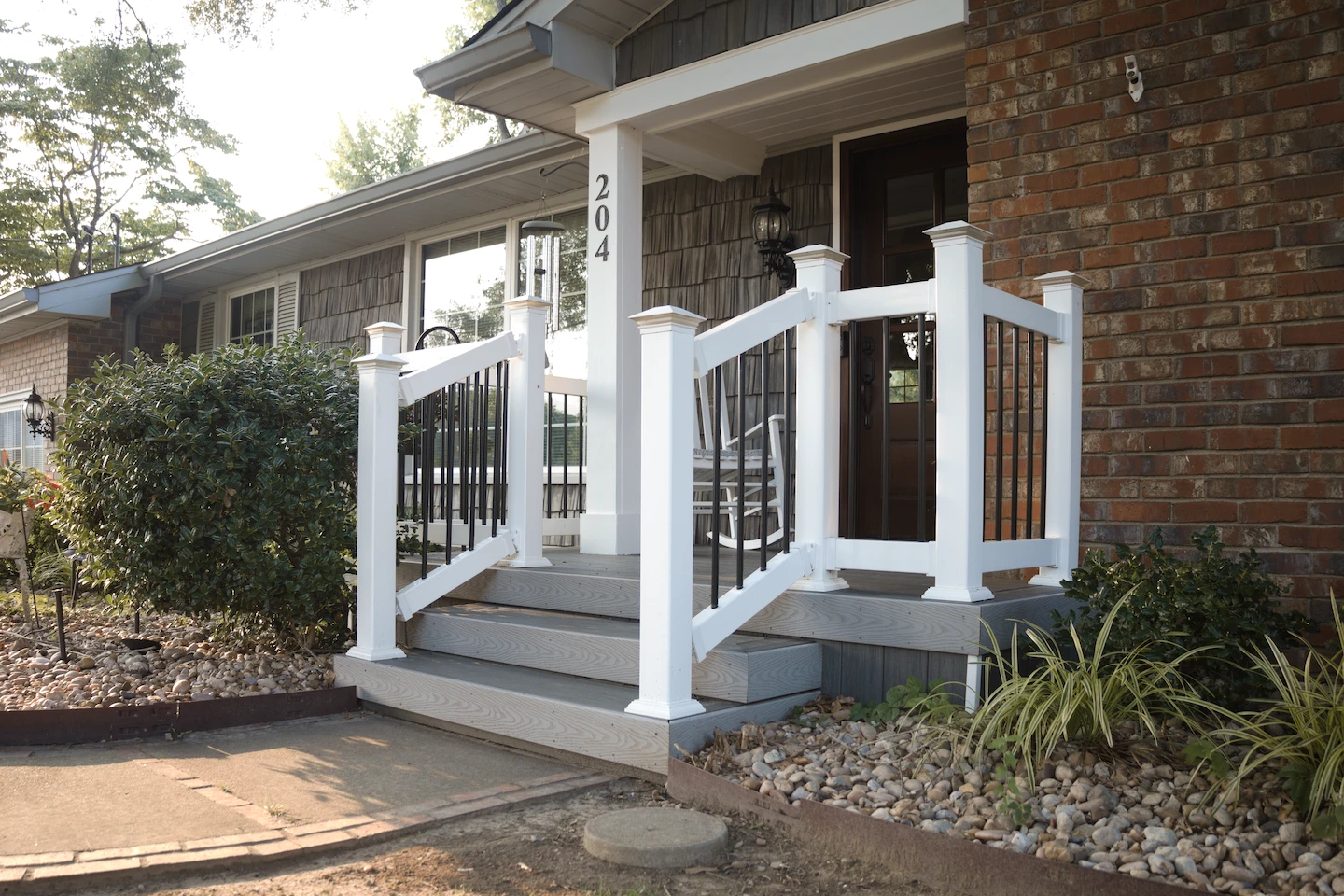 Porch with Composite Decking