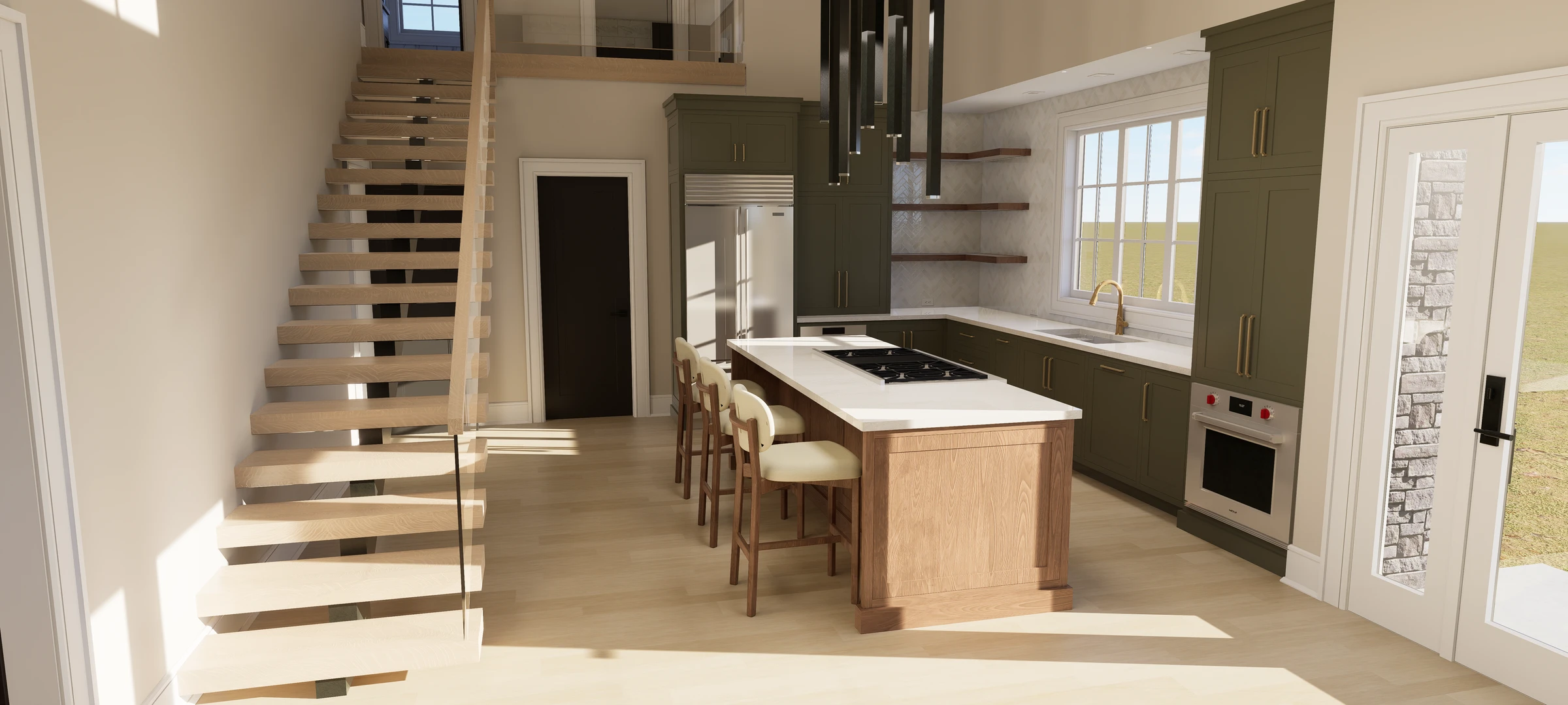 Luxury Kitchen Render